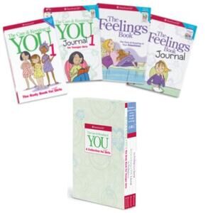 American Girl Care & Keeping Of You Book Set 4 Feelings Body Stickers New Boxed